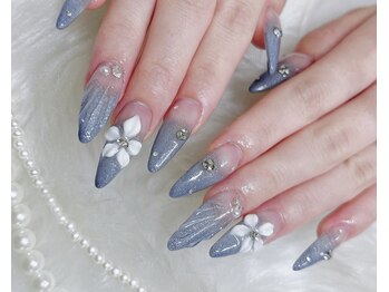 ジルネイル 津田沼店(Zir nail)の写真/ジェル・アクリルで長さ出しが出来ます♪憧れのロングネイルに！