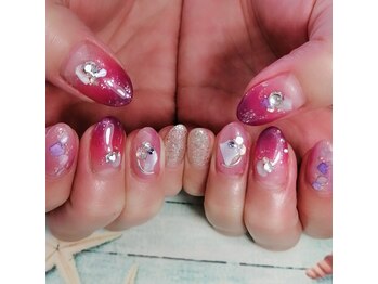 トータルサロン 白べぇーっ プラス/☆ダブルグラデーションネイル☆