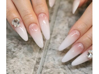 スカルプホワイトグラデーション