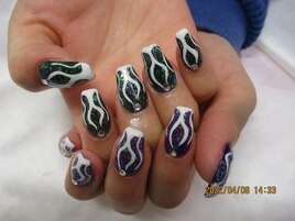 アートつけ放題ネイル