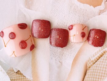 ネイルサロンフォーユー(for u)/さくらんぼネイル¥7500