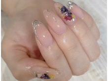 カラーズ(colors.)/ガラスフレンチ×お花。