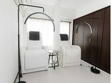 個室があるので、友達2人ご一緒にできる