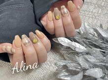 エリナネイルサロン池袋(Alina Nail Salon)/チェックネイル/上品