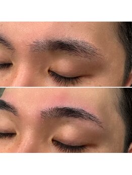 “PEPPU” eyebrow 中目黒【ペップー】［メンズ眉毛サロン・メンズアイブロウ］/【メンズ眉毛】シャープアーチ