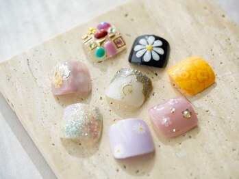 モネ(mone)の写真/オシャレは足元から☆旬のデザインをご用意♪口コミ高評価多数実績ありの高技術サロンで理想を叶える！