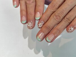 春カラー/ドット/フレンチ