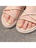 フットケア＋ジェル　★足・足裏・指・爪のお悩み解決＆フットネイルコース★