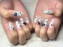 クリーク(CREEK)/ホワイトブラックチェック韓国