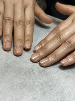 アオドットネイル(Ao. Nail)の写真/ケアだけで驚くほど変わる★甘皮周りスッキリ・縦長の爪&指先までスッと長く見える♪≪美爪ネイルケア≫