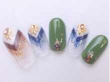 ネイルサロン ドレリッチ 大宮店(drerich)/【6990】フリンジフレンチ