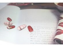 アンジュ(anju)/ワンカラー　ポイントネイル