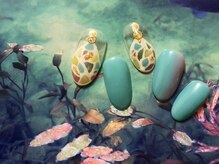 オズ ネイルアンドアイ(OZ NAIL&EYE)/ステンドグラス風アート