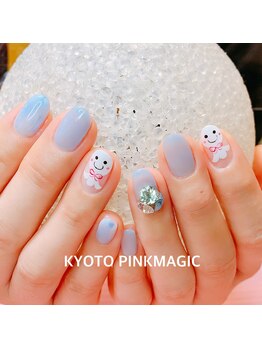 てるてるぼうずネイル