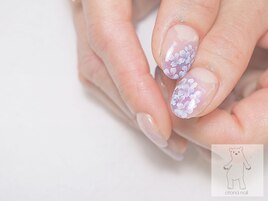 紫陽花ネイル