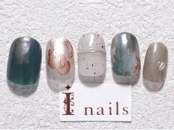 水彩ぷっくり韓国個性派￥9200