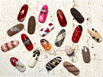 バレンタインアート