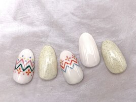 【定額】イースターネイル 白