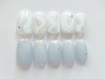 インクもやもや×オーロラ