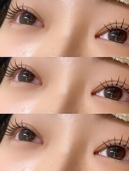エアー ビジュー 野々市店(Air Bijou)の写真/【次世代まつ毛パーマ導入店☆】根元からしっかり立ち上げるのでモチの良さ◎マツエクが苦手な方にも!!