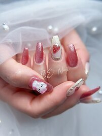 アート4本ネイル