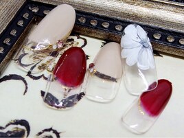 キャンペーン★手描きフラワー