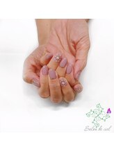 サロンドシエル(salon de ciel)/ぷっくりお花ネイル