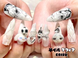 ロングスカルプ/痛ネイル