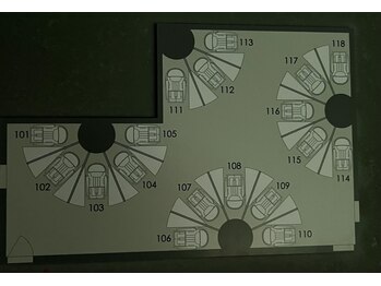 グランハマー O2プラージュ(O2plage)/マッサージチェアの配置