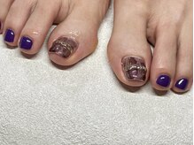 リフラ チャヤ(Li-Fra CHAYA)/秋冬フットネイル