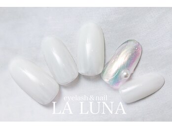 ラルナ ネイルアンドアイラッシュサロン(LA LUNA nail & eyelash salon)/26年8月9月◇定額ナチュラル◇