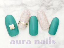 アウラネイルズ(aura nails)/☆ハンドシンプルコース　¥6800