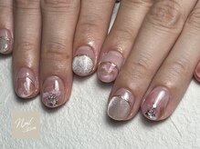 ネイルセッション(nail session)/ピンクベージュニュアンス
