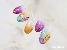 ファストネイル ロコ 春日店(FASTNAIL LOCO)/浴衣ネイル【11940】　8月～