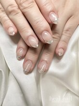 ヒールネイル(heal nail)/カラフルシェルfrench～