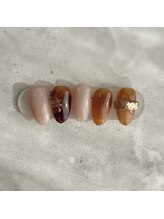 フェアリー(Fairy)/秋ネイル　べっこうネイル