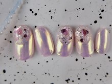 ショコ アンド ラム(Syoko&Lum)/☆ピンクミラーネイル☆