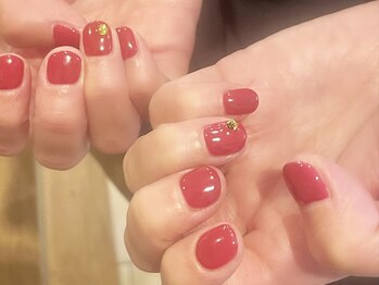 エムスラッシュ ネイル 新百合ヶ丘店(M.SLASH)/ワンカラーネイル