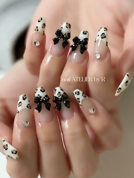 ガーリーレオパードネイル