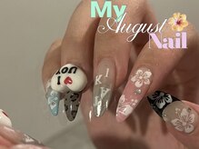 プチボヌール(Petit bonheur)/ハイビスカスネイル