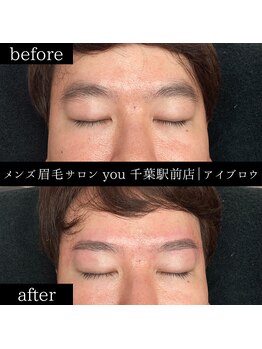 ユー 千葉駅前店(you)/メンズ眉毛/メンズ眉/千葉駅
