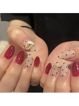 クレオネイルズ(Cleo Nails)/フラッシュ×ドット