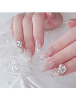 SELNA NAIL 四ツ橋店 【長さだし/マグネット/フィルイン/ワンホンネイル】の写真/人気の長さだしも対応♪毎回同価格の定額ハンドネイル¥7950!!気持ちが上がる韓国カフェ風ネイルサロン◎
