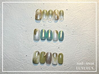 ネイルアンドアイラッシュ ルクソー ホテル日航福岡店(Nail&Eyelash LUXUEUX.)/【定額デザイン¥8800】