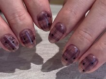 アイネイルズ 三宮店(I nails)/韓国風チェックネイル￥7850