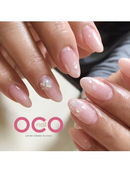 オコネイル ネイルサロンアンドスクール(OCO nail)/crash shell × star fish