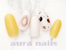 アウラネイルズ(aura nails)/☆ハンドシンプルコース　¥6800