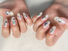 ヴィオラ(VIOLA)/シェルネイル/夏