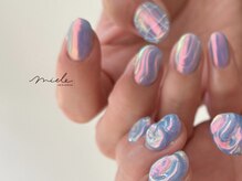 ミエレ(miele)/ちぐはぐオーロラミラーぷっくり