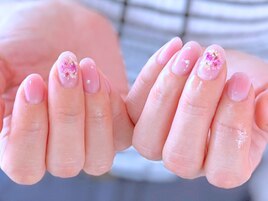 押し花ネイル